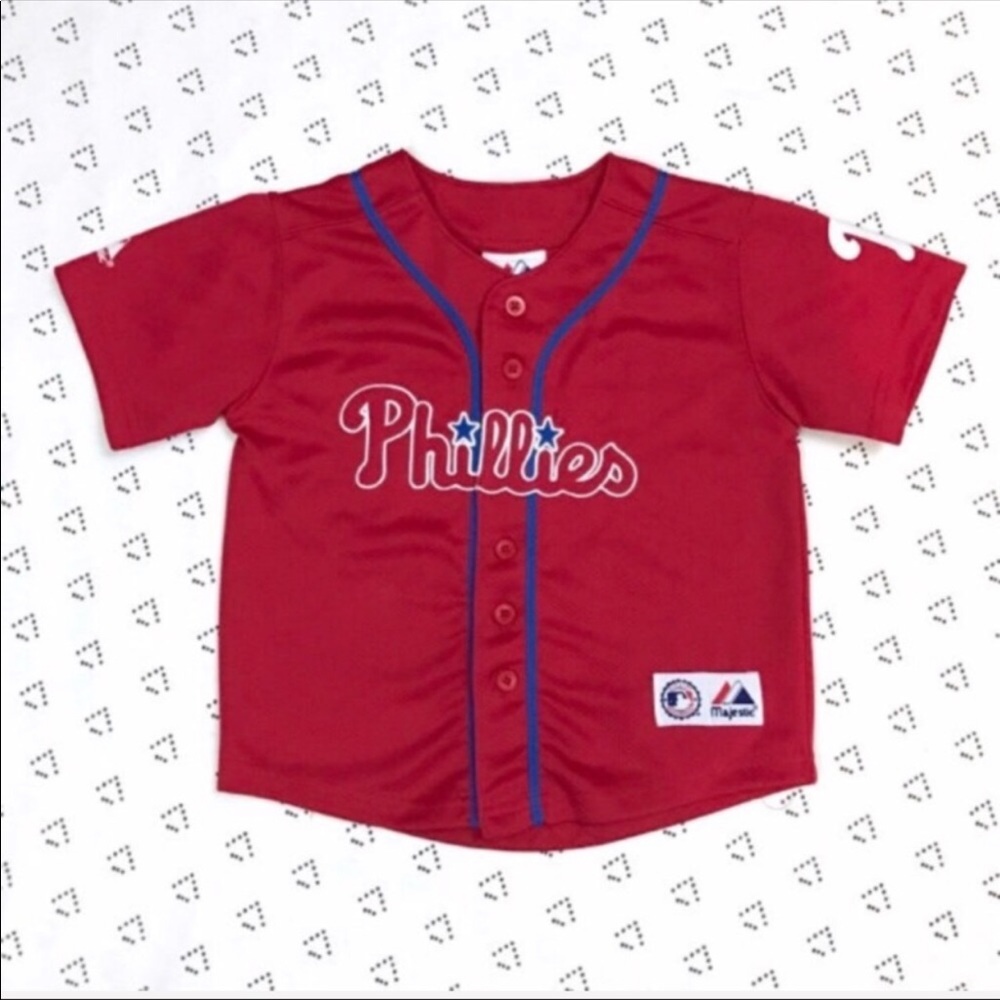 🍦 MLB Phillies Cliff Lee jersey 2t